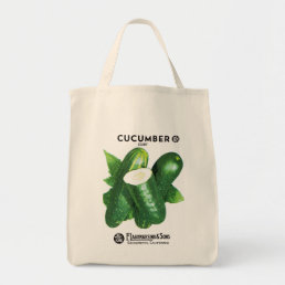 Cucumber Seed Packet Label Tote Bag