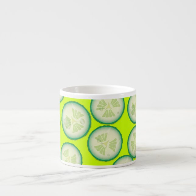 Cucumber Slice Espresso Cup (Front)
