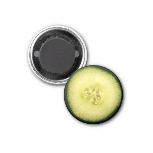 Cucumber slice novelty kitchen fridge magnet