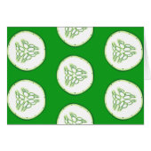 Cucumber slices pattern (Front Horizontal)