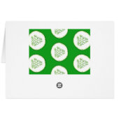 Cucumber slices pattern cards (Back Horizontal)