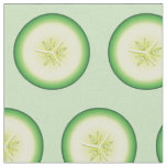 Cucumber Slices Pattern Fabric
