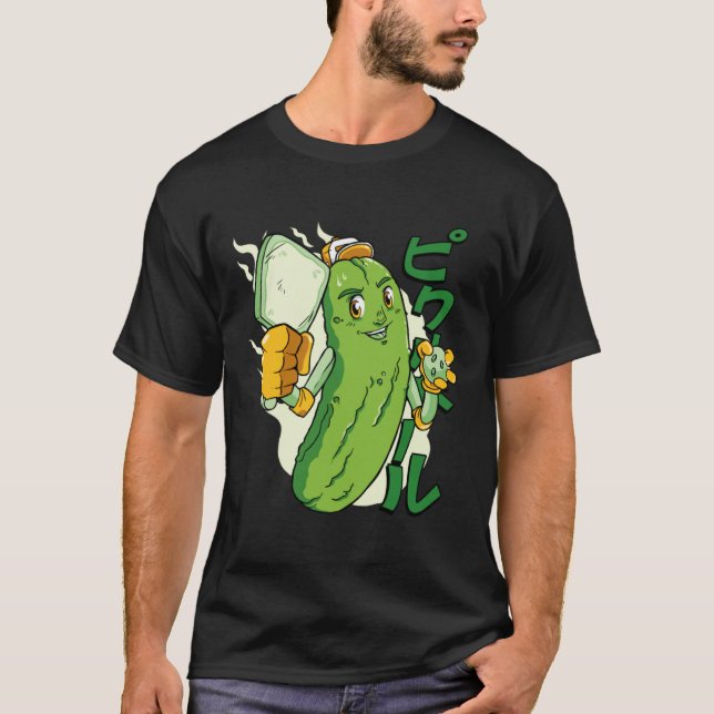 Cucumber Veggies Vegetable Asian T-Shirt (Front)