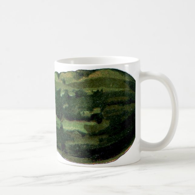 cucumber vintage coffee mug (Right)
