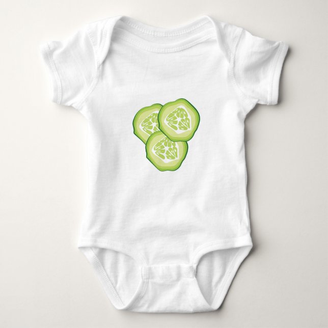 Cucumbers Baby Bodysuit (Front)