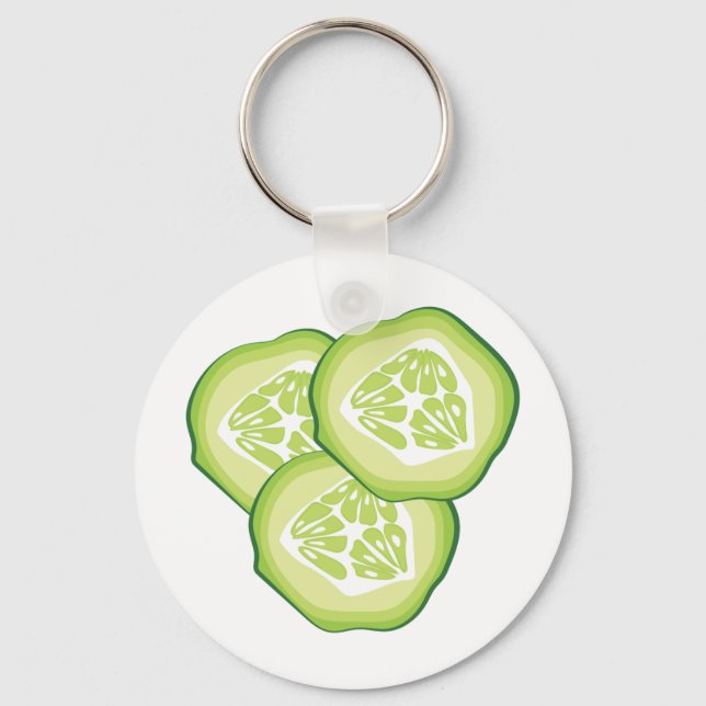Cucumbers Keychain (Front)
