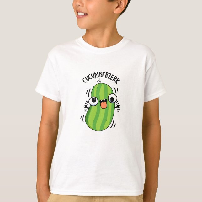 Cucumberserk Funny Berserk Cucumber Pun T-Shirt (Front)