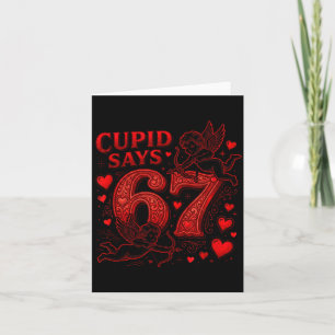 Cud Says 67 Cute Funny Valentines Day 6 7 Couple L Card