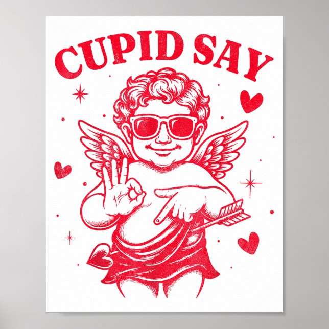 Cud Says 67 Meme For Kids Women Men Boys Girls Val Poster (Front)