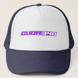 Cuda 340 Design in Purple Trucker Hat
