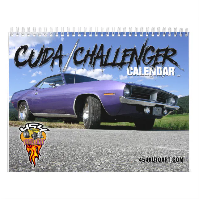 Cuda / Challenger Calendar | Zazzle