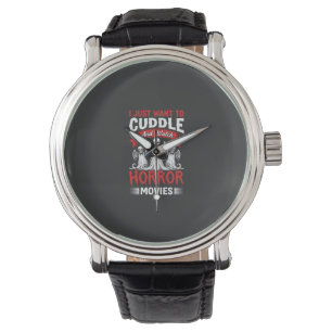 Cuddle and Watch Horror Movies Skeleton Halloween