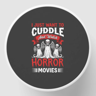Cuddle and Watch Horror Movies Skeleton Halloween Mini Candle Favors