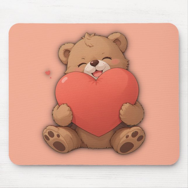 Cuddle bear mouse pad (Front)