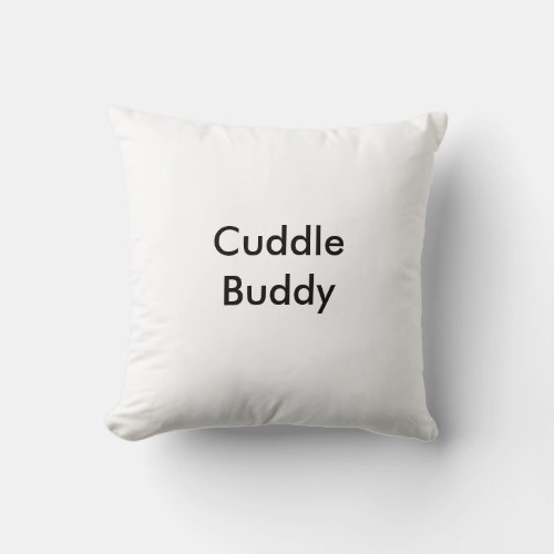Cuddle Buddy Throw Pillow