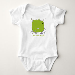 Cuddle Bug - Lime Baby Bodysuit
