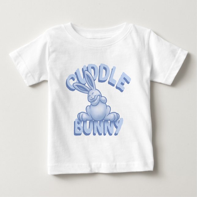 Cuddle Bunny -blue Baby T-Shirt (Front)