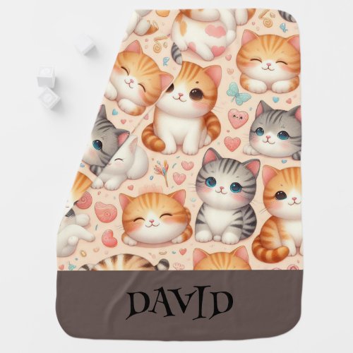 Cuddle Cats Personalized Blanket