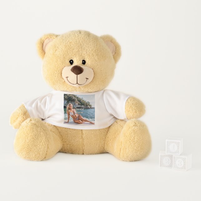 CUDDLE! 🧸 Custom Teddy Bear – Add Image or Text (In Situ)