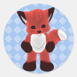 Cuddle Fox Toon Sticker