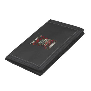 Cuddle Horror Movies Halloween Skulls Retro Tv Mon Trifold Wallet