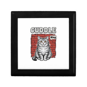 Cuddle King Vintage Cat Shirt Design_1 Gift Box