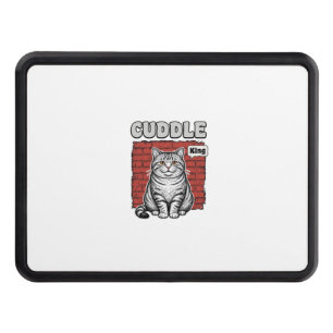 Cuddle King Vintage Cat Shirt Design_1 Hitch Cover