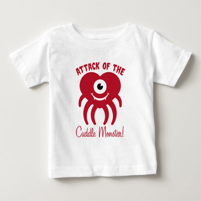 Cuddle Monster Baby T-Shirt (Front)