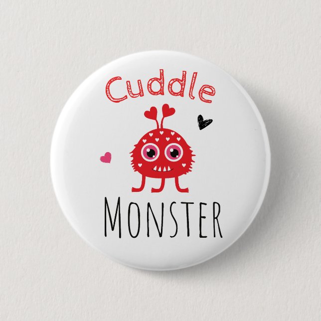 Cuddle Monster Button (Front)