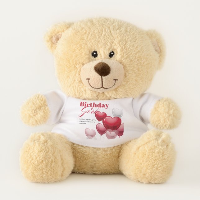"Cuddle-Perfect Teddy Bear Soft, Adorable hugable" (Front)