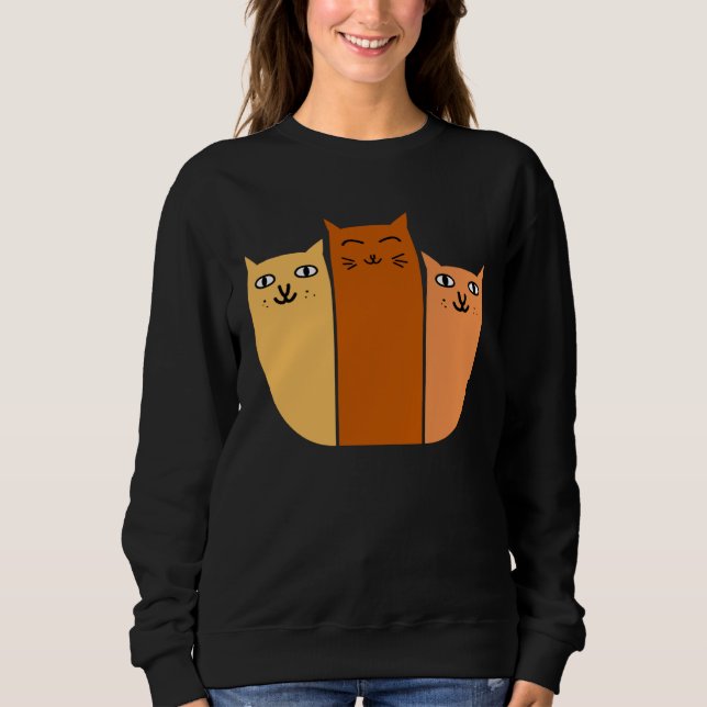 Cuddle Puddle of Cats Sweatshirt (Front)