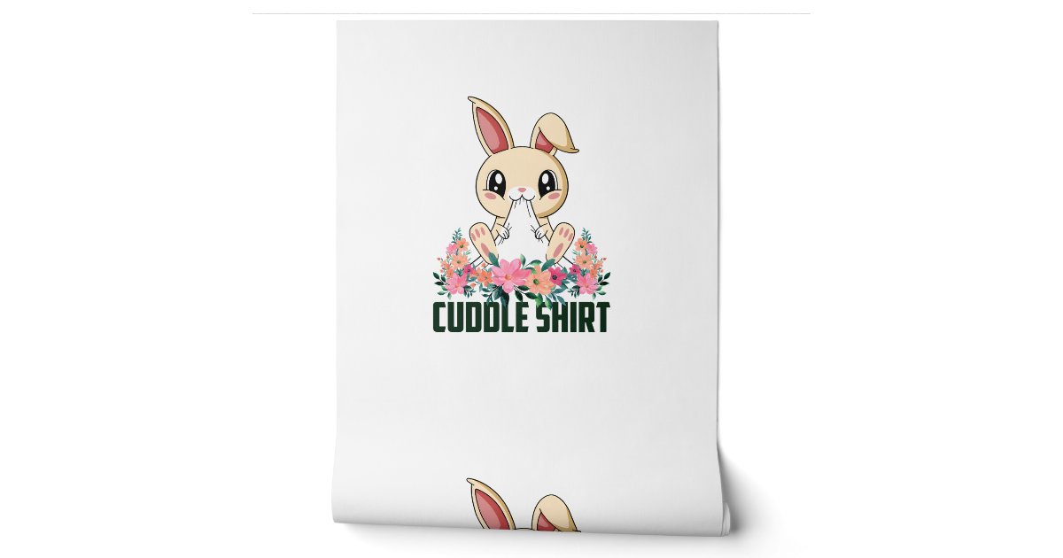Cuddle Shirt Bunny Pyjamas Pajamas Nightshirt Rabb Wallpaper | Zazzle