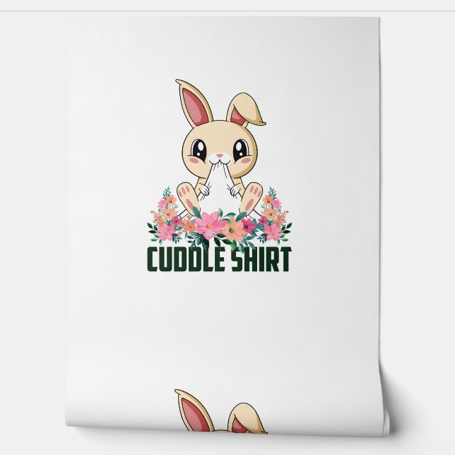 Cuddle Shirt Bunny Pyjamas Pajamas Nightshirt Rabb Wallpaper (Unrolling)