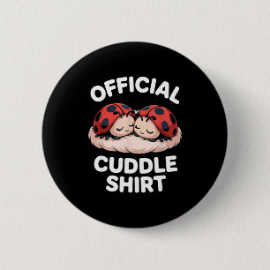 Cuddle Shirt Cute Ladybug Couple Cozy  Button