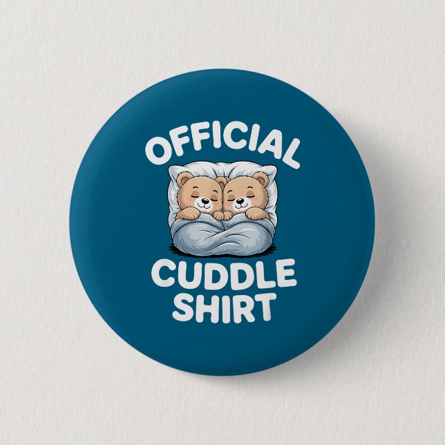Cuddle Shirt Cute Teddy Bear Sleepwear  Button (Front)