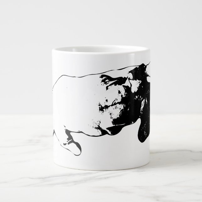 Cuddle Watch – Inked Quiet Giant Coffee Mug (Front)