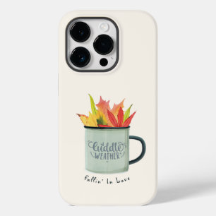 Cuddle Weather Watercolor Fall Leaves Autumn Case-Mate iPhone 14 Pro Case