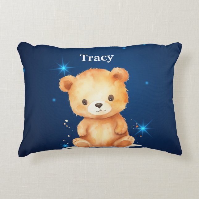 Cuddle with this cute accent pillow (Front)