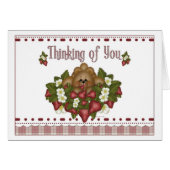 CuddleCreek® Strawbeary Card (Front Horizontal)