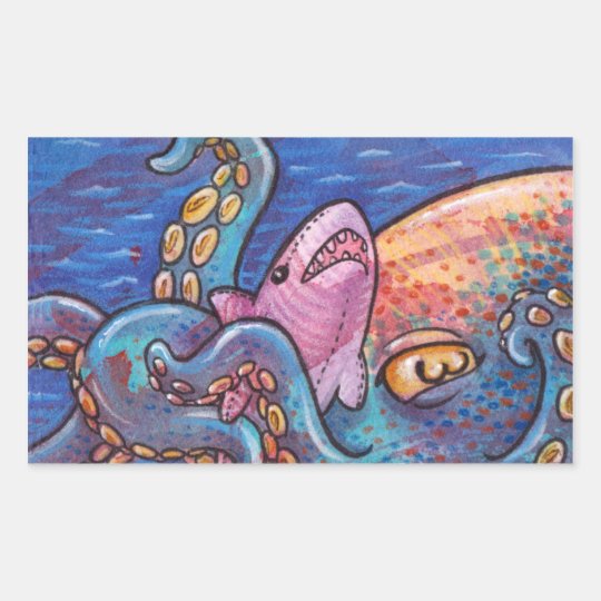 Cuddlepus Rectangular Sticker