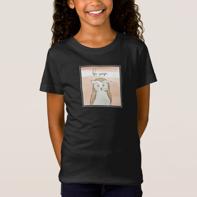 Cuddlies Owl | Be Wise T-Shirt (Front)