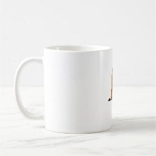 Cuddling Bear And Giraffe In Love. Coffee Mug
