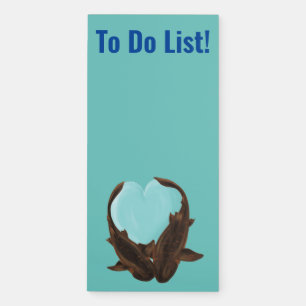 Cuddling Nurse Sharks Magnetic Notepad