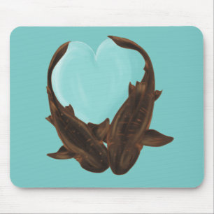 Cuddling Nurse Sharks Mouse Pad