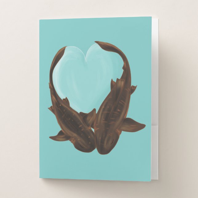 Cuddling Nurse Sharks Pocket Folder (Front)