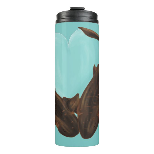 Cuddling Nurse Sharks Thermal Tumbler (Front)