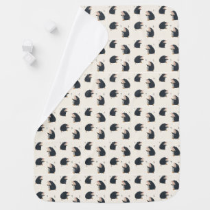 cuddly baby blanket with a cute mule