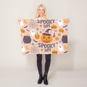 cuddly baby fleecedecke - Halloween design Fleece Blanket