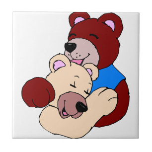 Cuddly Bears Ceramic Tile