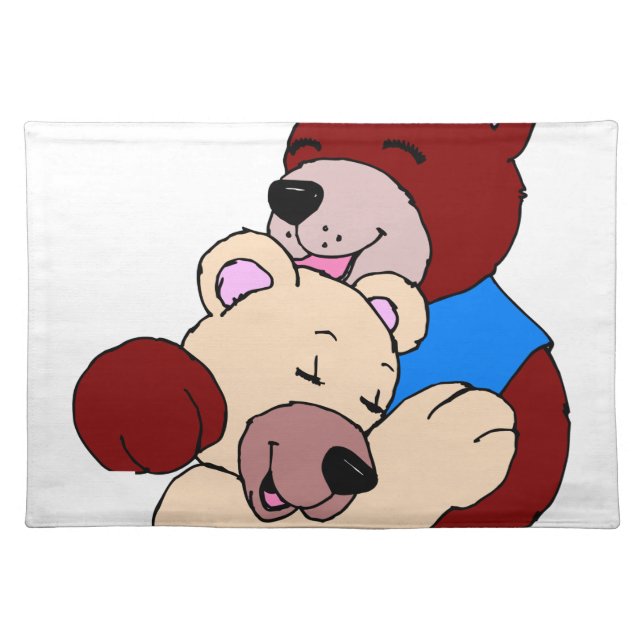 Cuddly Bears Cloth Placemat (Front)